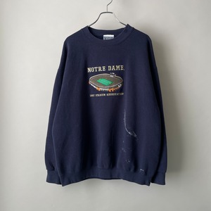 Notre Dame stadium sweat shirt