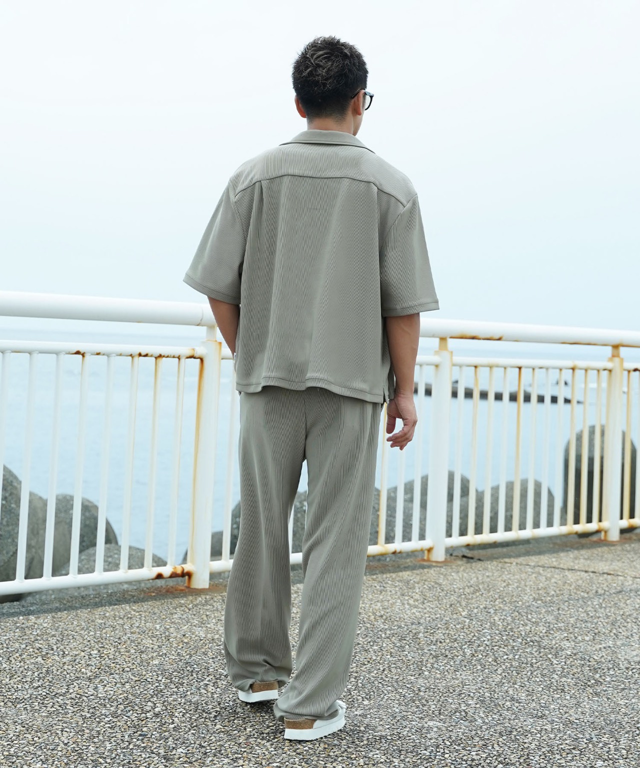 【#Re:room】PLEATS WIDE PANTS［REP265］