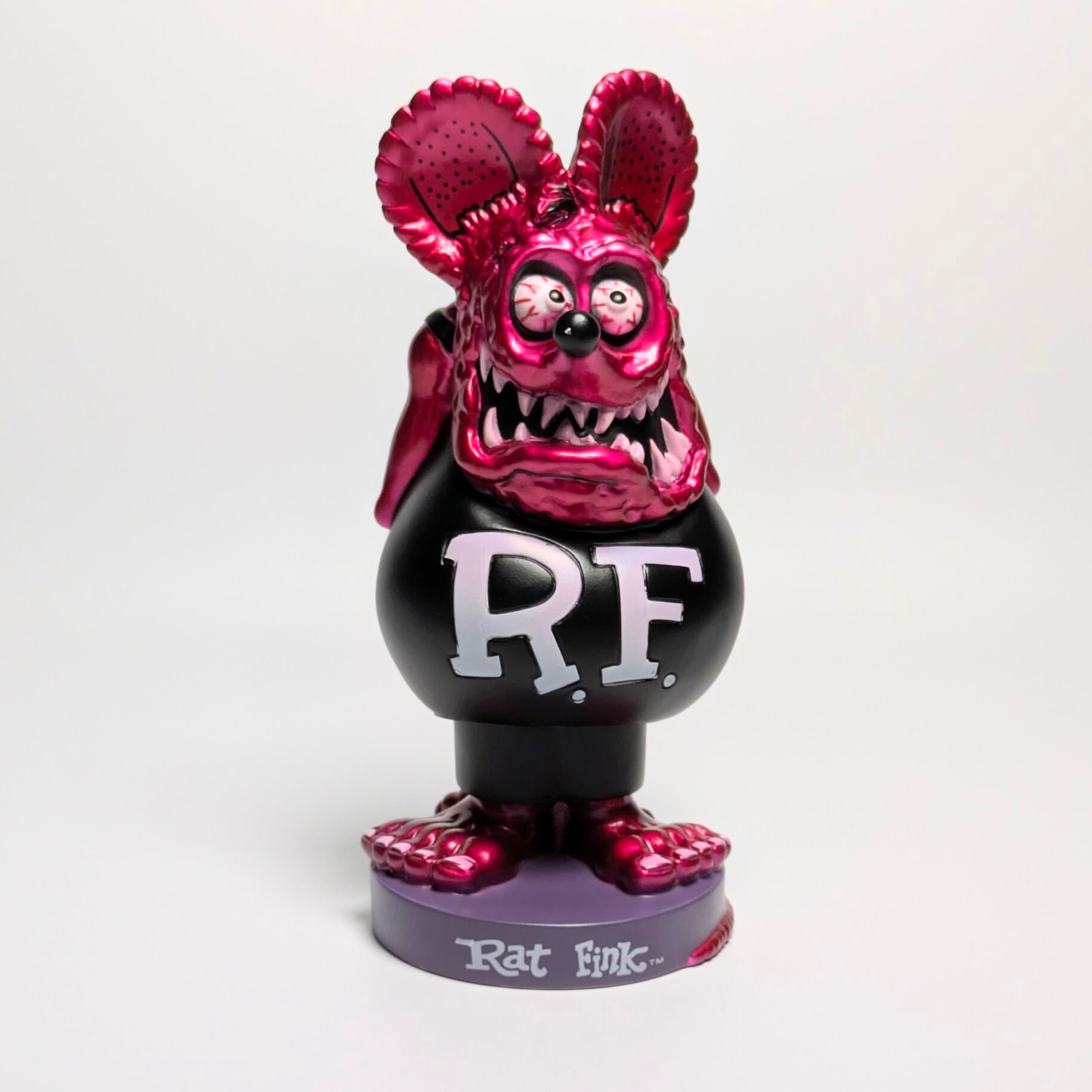 希少 ラットフィンク メタリック WACKY WOBBLER フィギュア 箱付き 希少 ラットフィンク メタリック WACKY WOBBLER フィギュア 箱