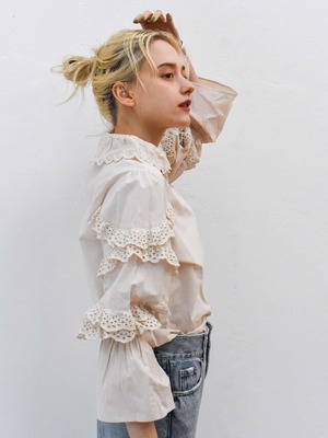 cotton lace blouse