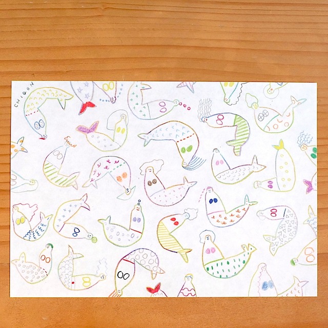 【CHIQON】PAPER IN B6サイズ 便箋「人魚」