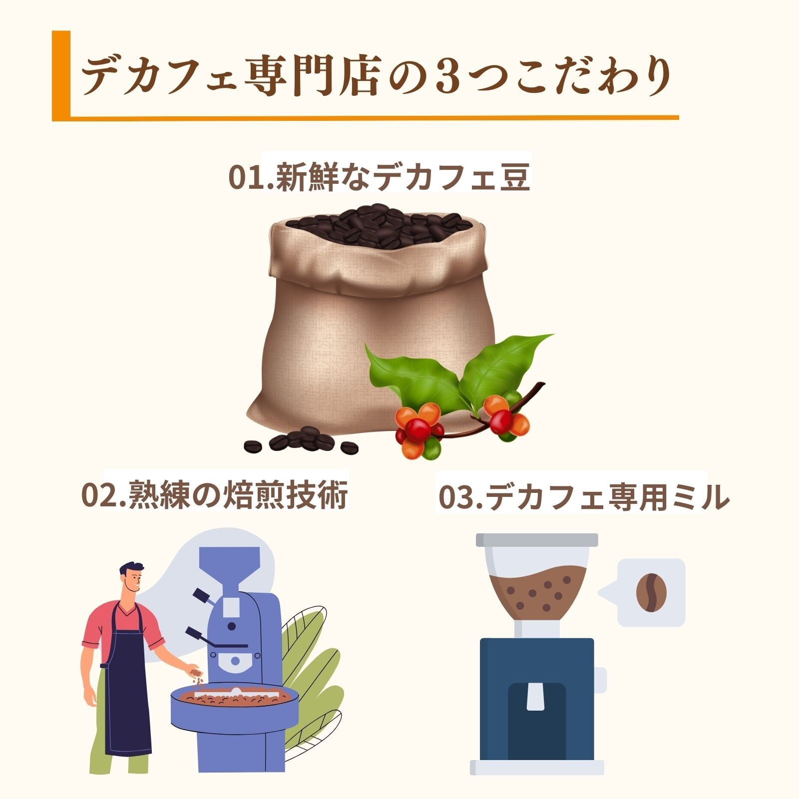 お試しサイズ45g【芳醇なコク】酸味少なめデカフェ コロンビア