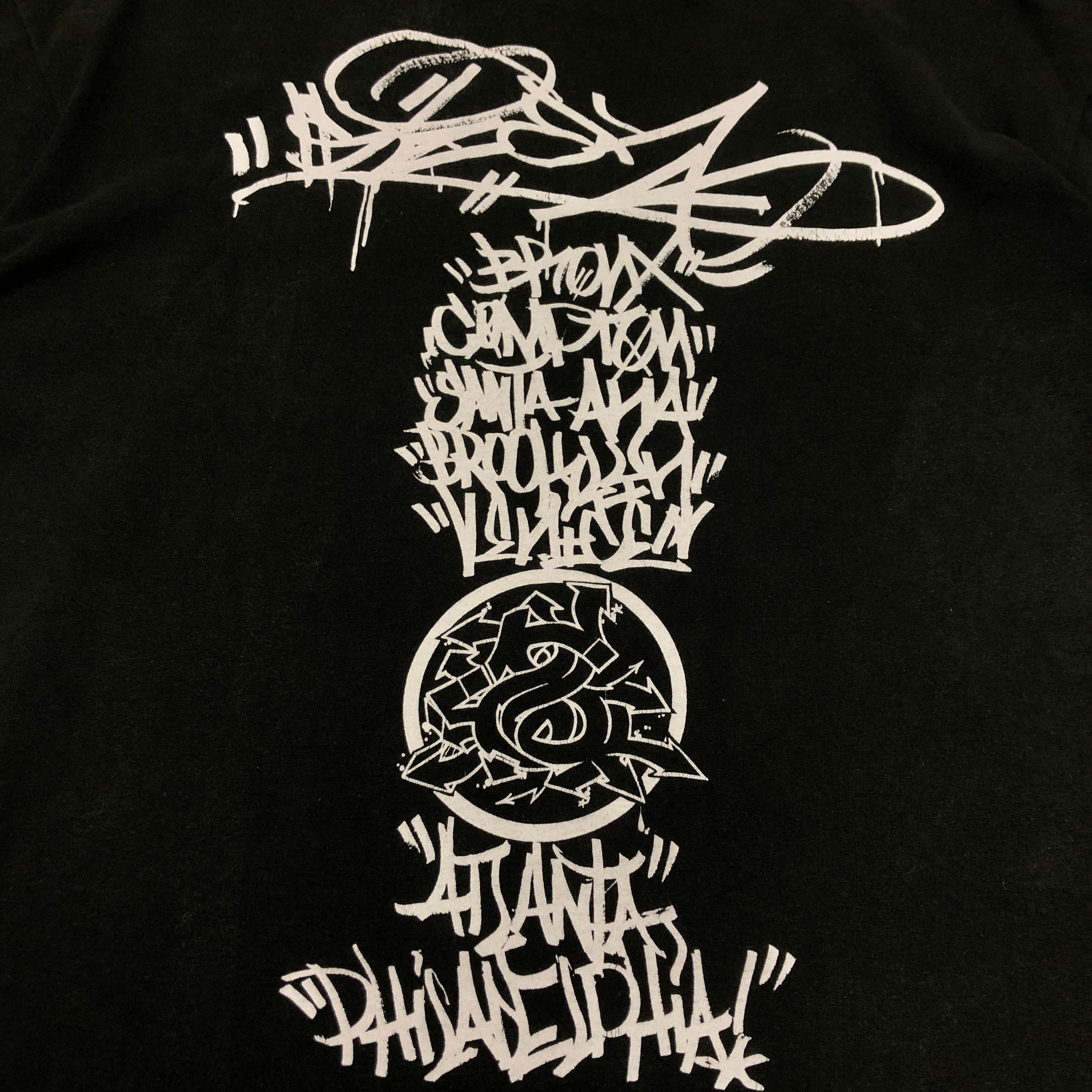 00s OLD STUSSY/CUSTOMADE/World tour Tee 
