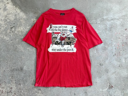 80～90s SOFFE'S Pre-shrunk cotton T-shirt MADE IN USA