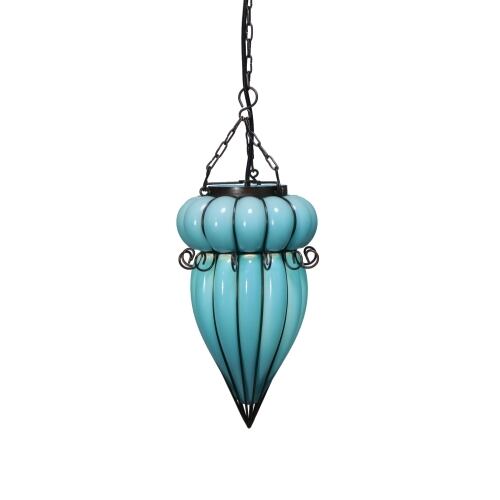 北欧レトロ アンティーク 木製フレーム アイアンシャンデリア