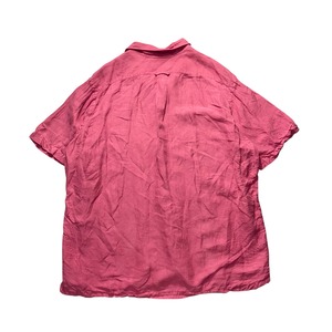 vintage POLO by RALPH LAUREN linen silk open collar shirt