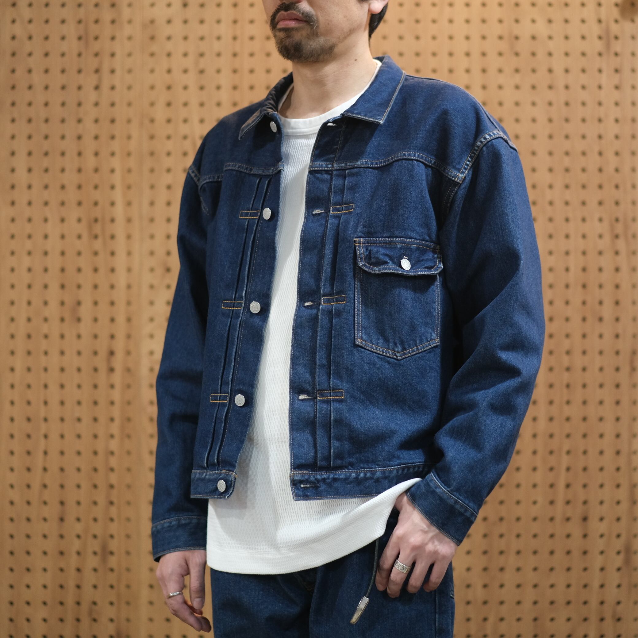 Ciota シオタ 本藍 スビンコットン 13 5oz 1pk デニムジャケット ダークブルーダメージ Jklm 101m Nidbl D Roamers And Seekers