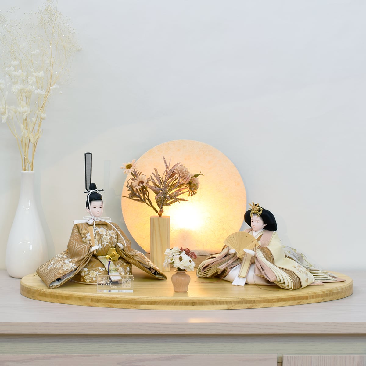 雛人形 親王飾り【野乃花】結月|おしゃれ|モダン|今どき|おすすめ|かわいい|和モダン|おひなさま