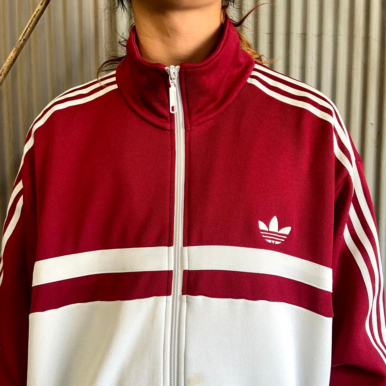 ビッグサイズ 3XL ブラウン系 adidas アディダス トラックジャケット