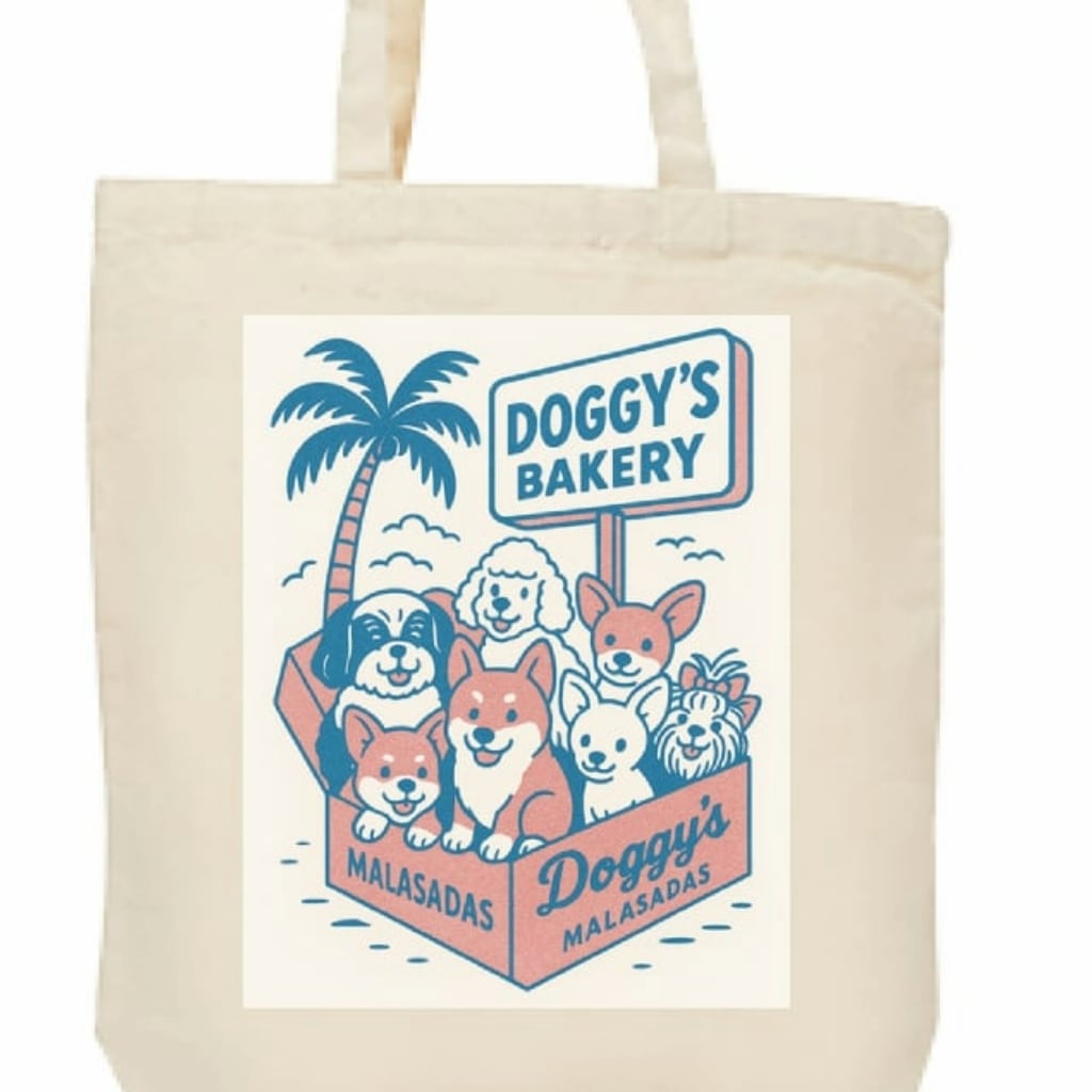 DOGGY’S BAKERYマラサダ ユニセックス トートバッグ PR0007