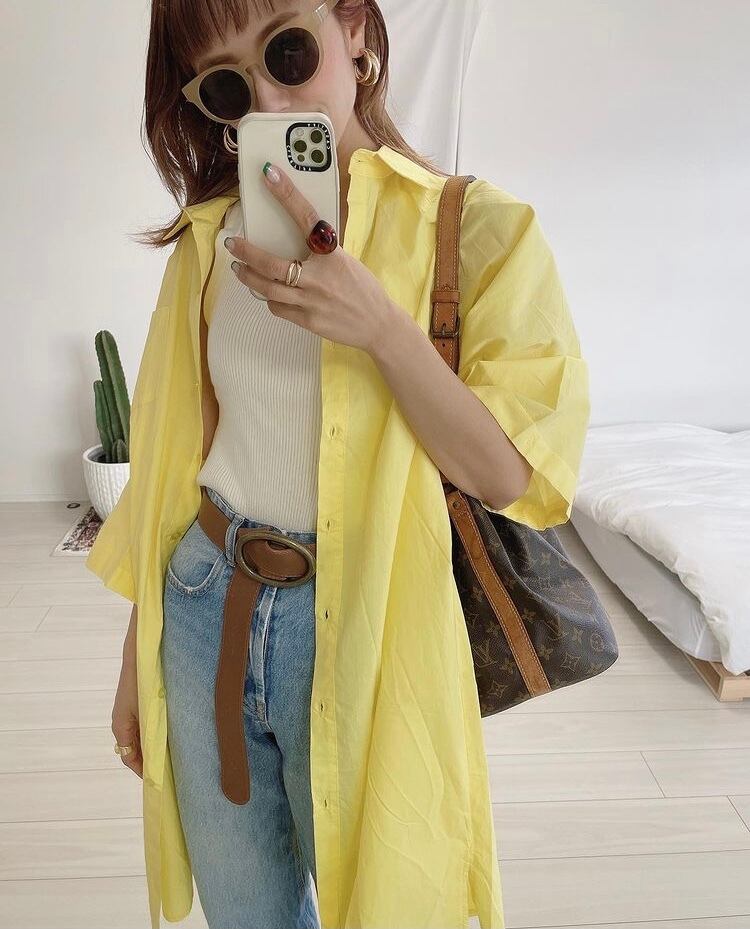 カラーシャツワンピース 2 Ru Mint