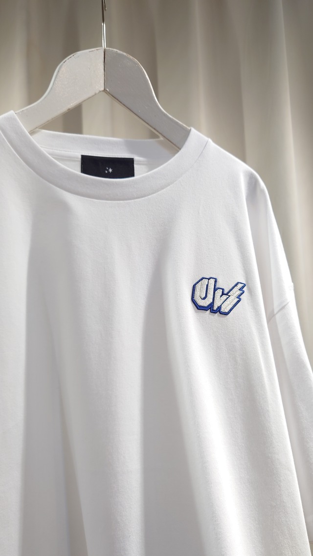 GarageUW EMB CODE PULLOVER WHITE