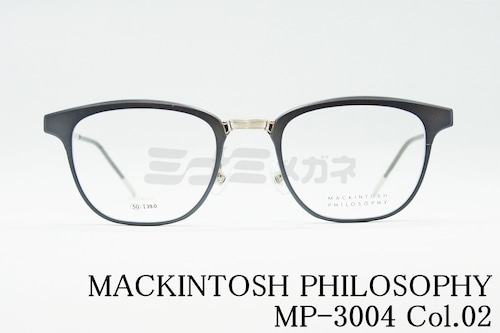 MACKINTOSH PHILOSOPHY 単式 跳ね上げ メガネ MP-3004 Col.02 ウエリントン マッキントッシュ フィロソフィー