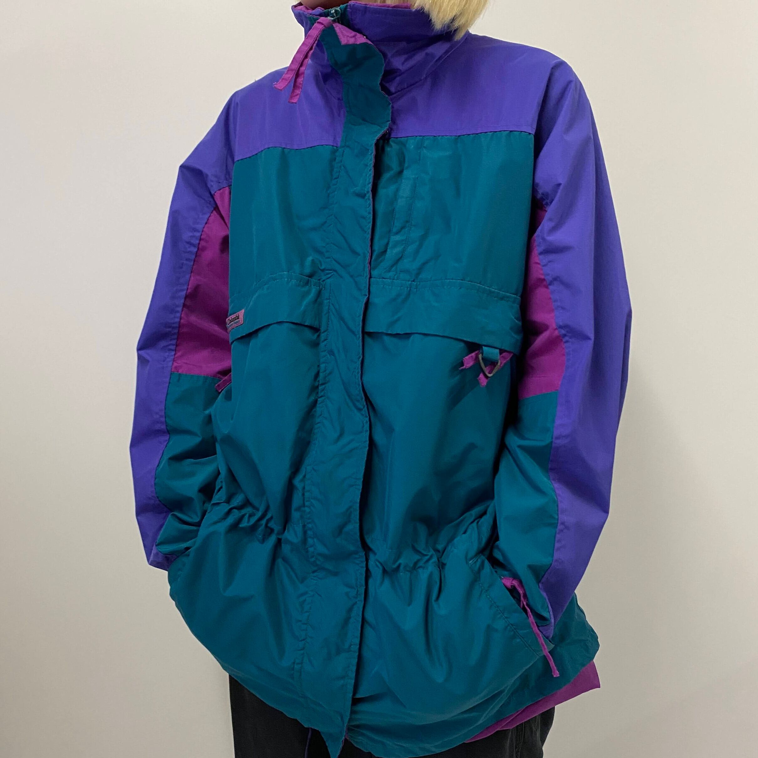 90s Columbia  Gizzmo 2トーン ナイロンジャケット