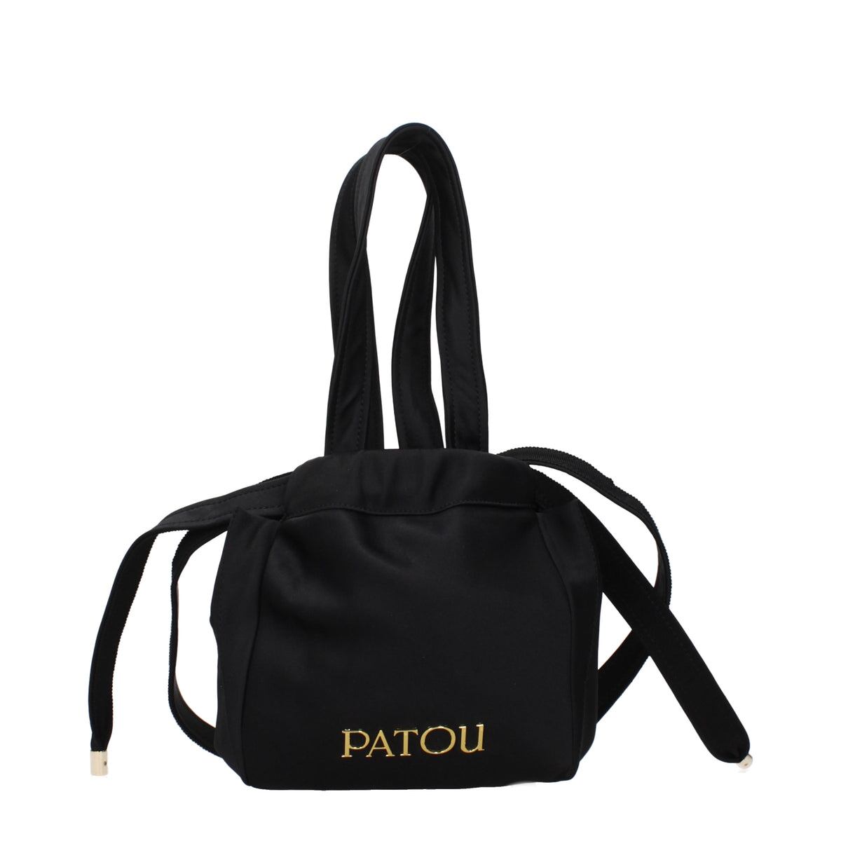 【新品】PATOU パトゥ レディース ハンドバッグ ファブリック ブラック AC0740171999B