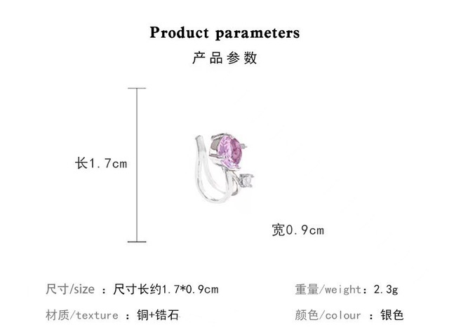 YIWEI STUDIO 小さな電球フラッシュ耳クリップ 상급