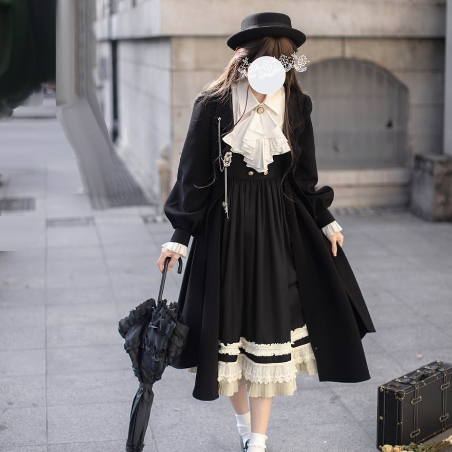 サブカル 服 地雷系 通販 クラロリ ジャンパースカート お嬢様 学園風