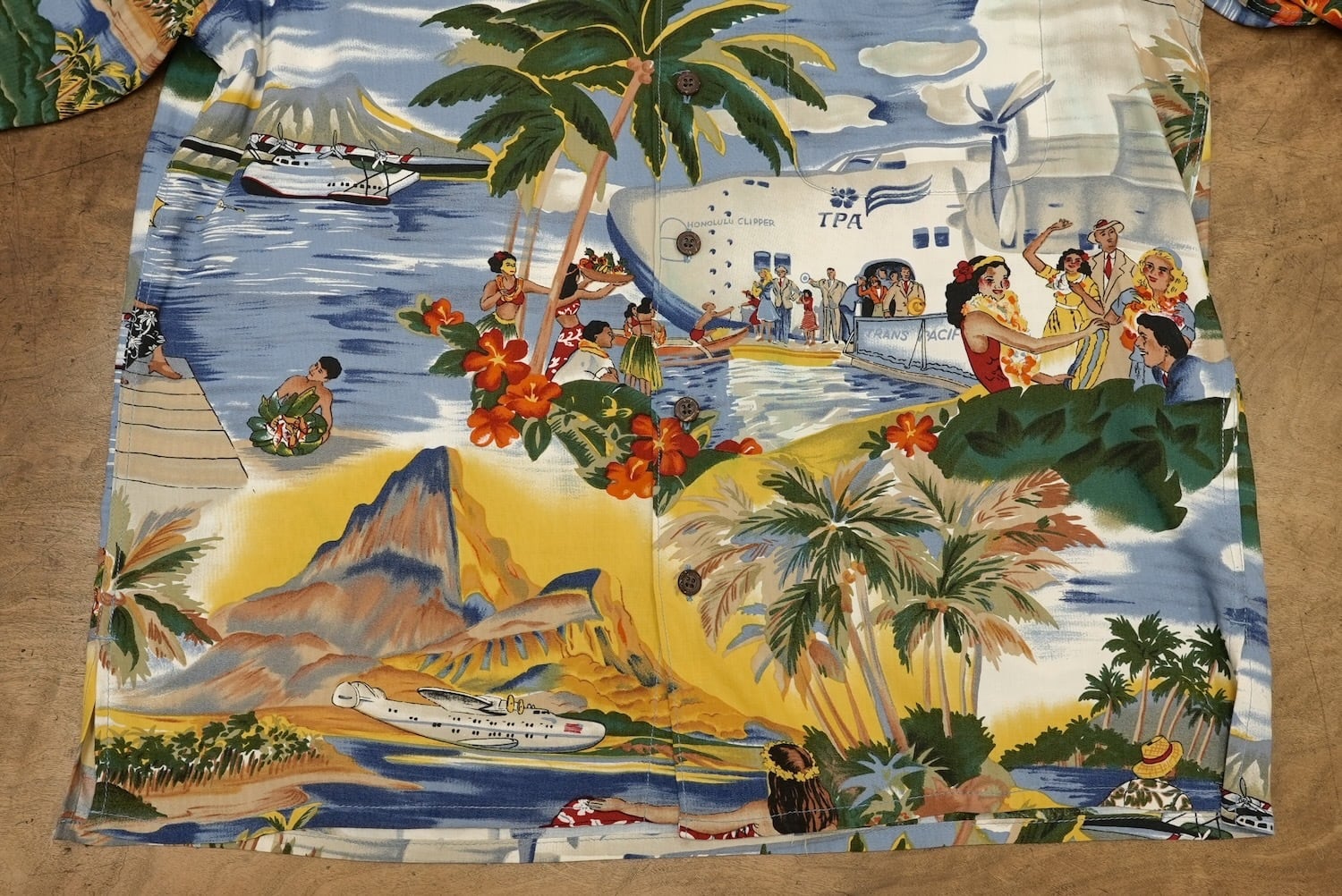 4267 reyn spooner レインスプーナー 80～90s ホノルルクリッパー TPA