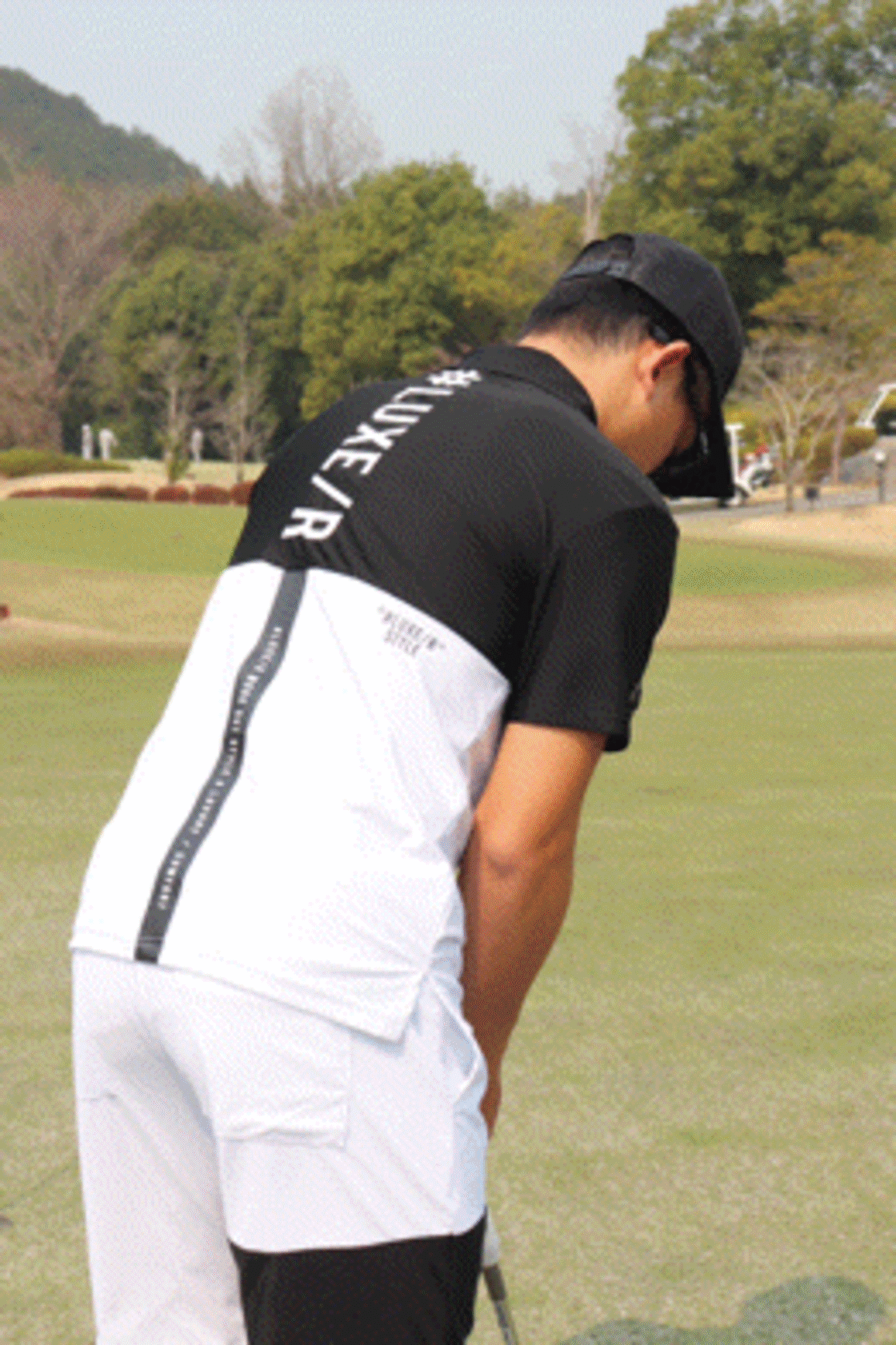 ソフトストレッチスムースZIPポロ(サイズ4) 大きいサイズ＞ 配色ステッチさらタッチTシャツ（吸汗速乾・UV
