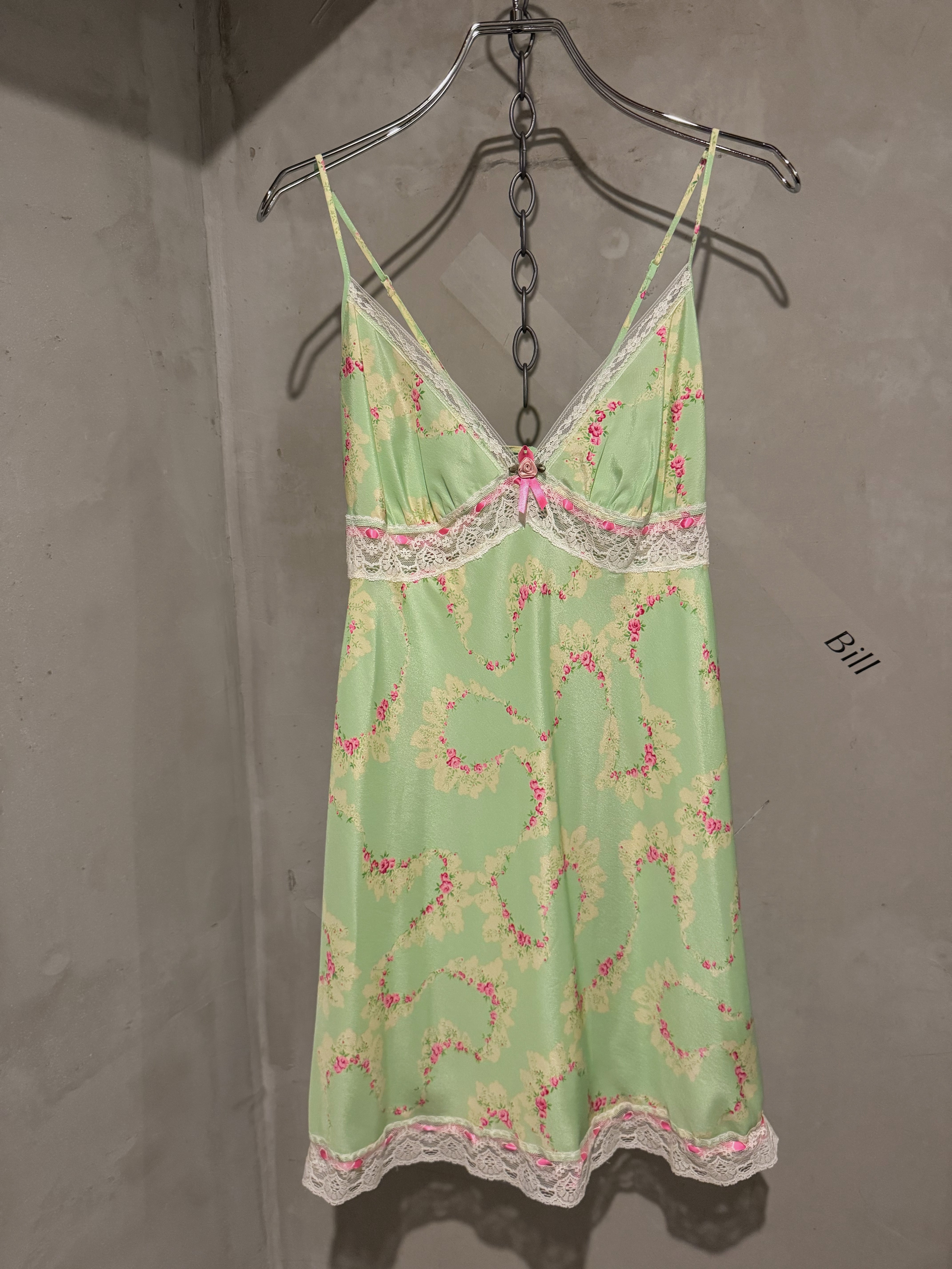 BETSEY JOHNSON point rose pink ribbon special babydoll