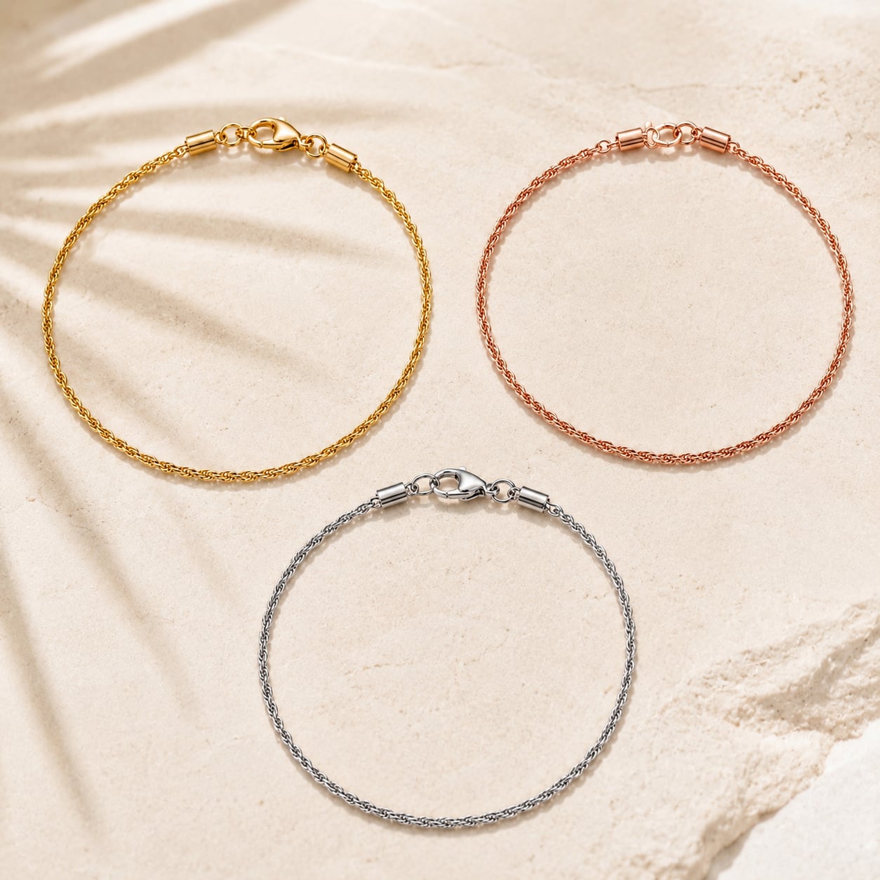 Rope Chain bracelet (2mm)