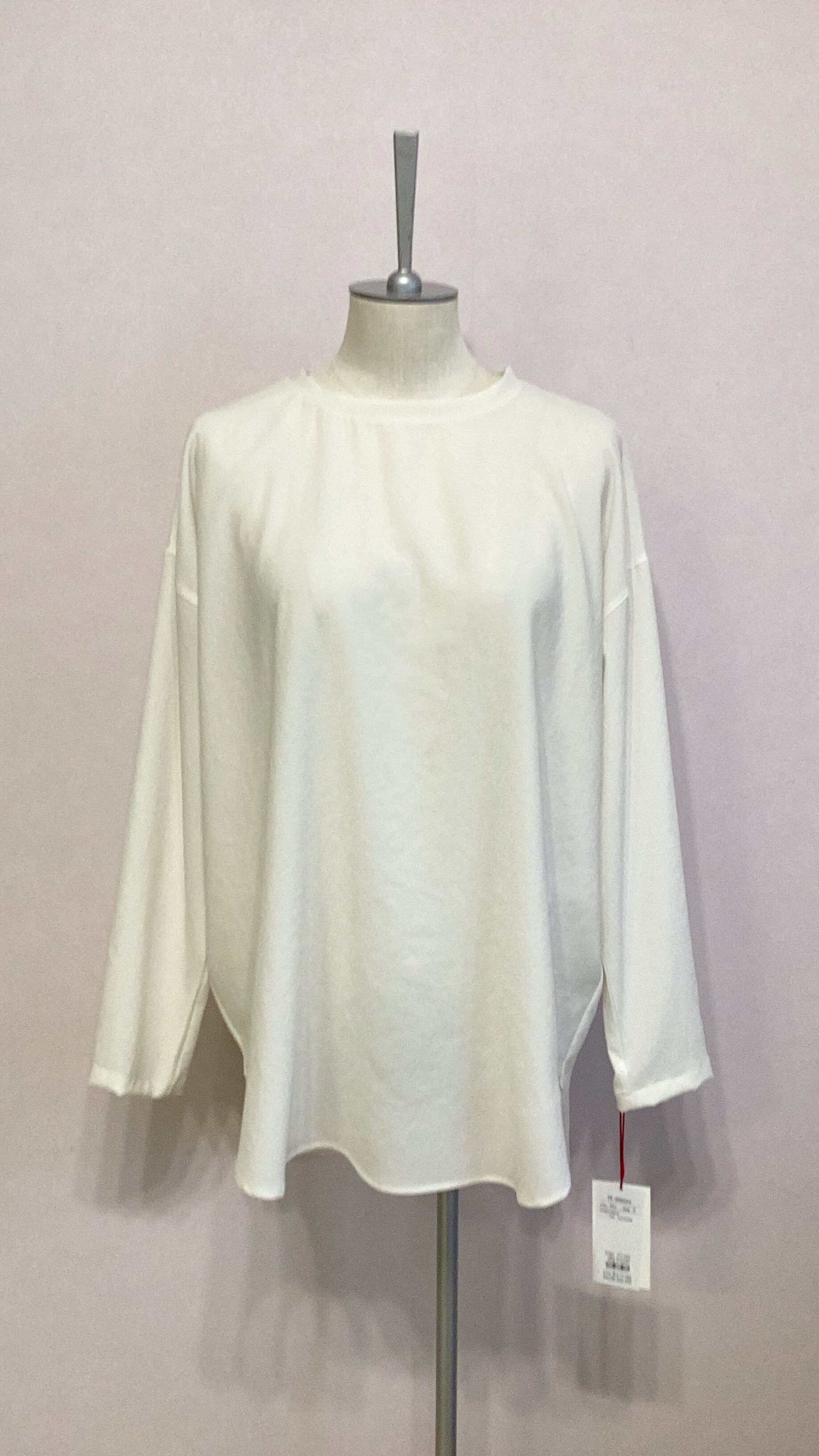 Dignite collier ロングスリーブカットソー No.TW-809902214 ホワイト フリーサイズ Mサイズ ディニテコリエ