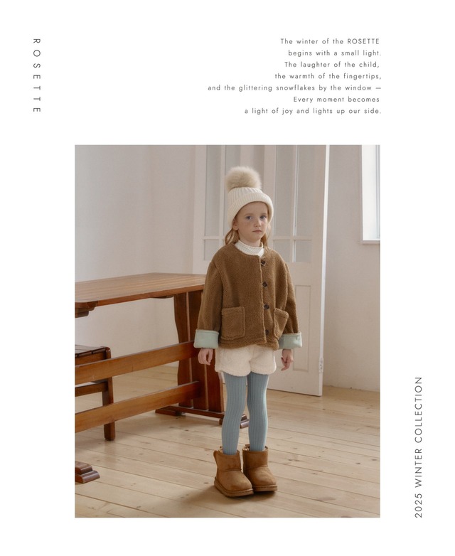 【取寄】rosette|warmer shorts|ウォーマーショーツ|XS-XL|kids|25 winter
