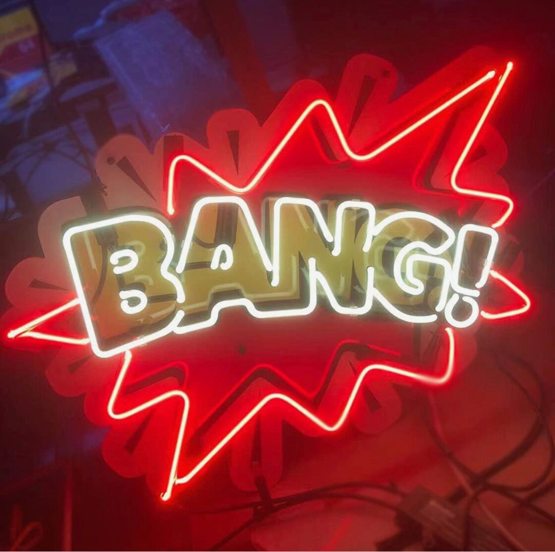 ネオンサイン HELLO BANG OMG インテリア ネオン管 店舗看板 壁掛け お 