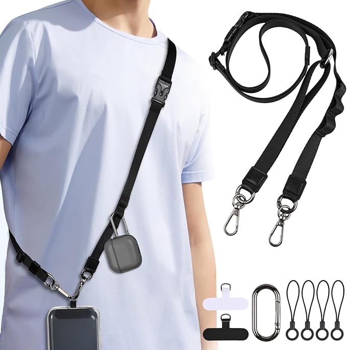 MagStan] 【2025新改良・多機能】スマホストラップ 幅1.5cm YKK