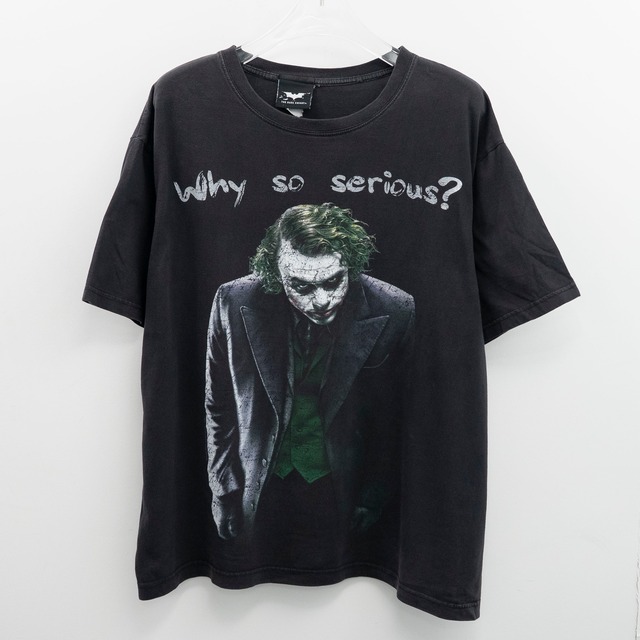 The Dark Knight " Movie Promo Joker Why So Serious " Original Tag FIts XL 【A7-100】