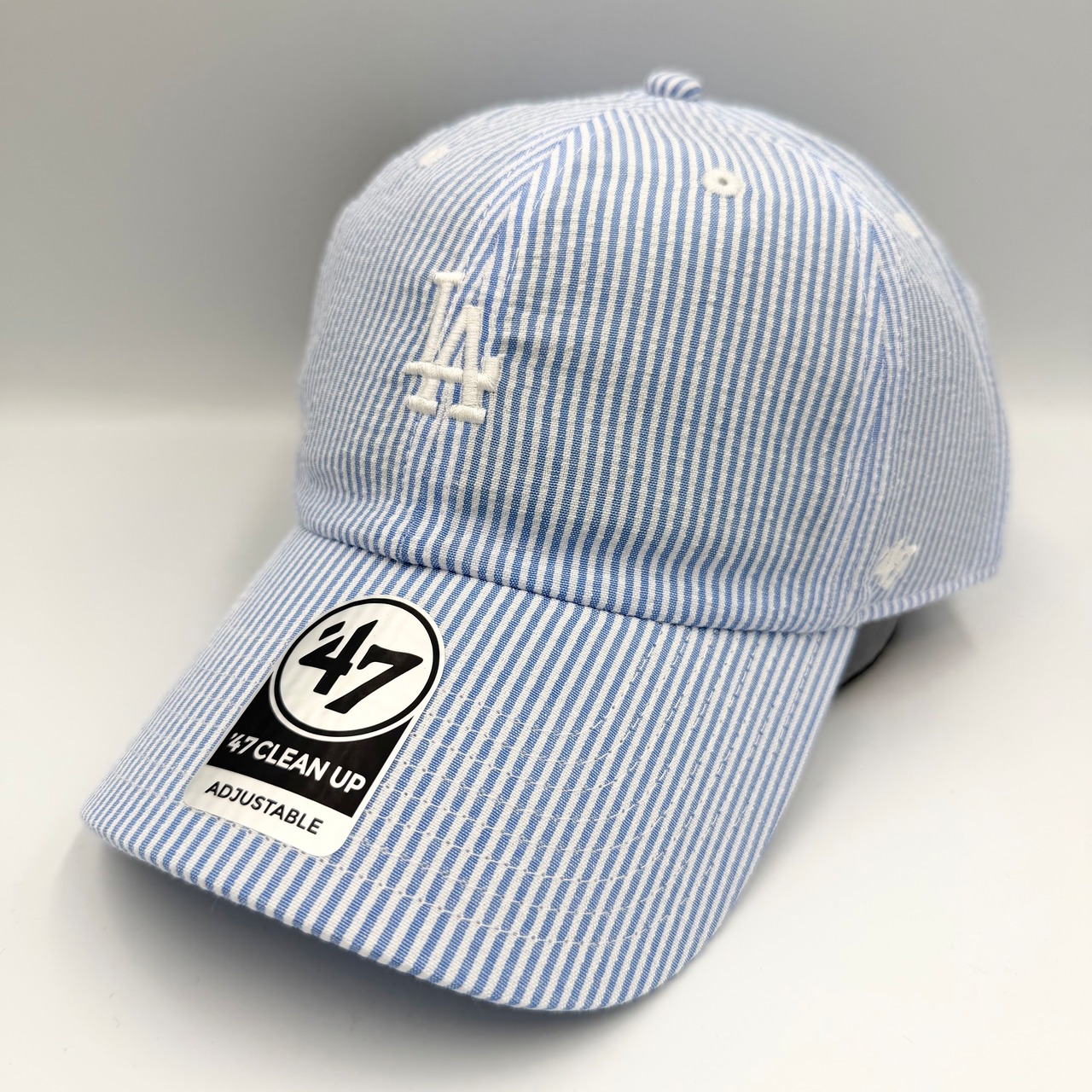 '47 CLEAN UP / クリーン ナップ ロサンゼルス･ドジャース  / Los Angeles Dodgers シアサッカー Blue