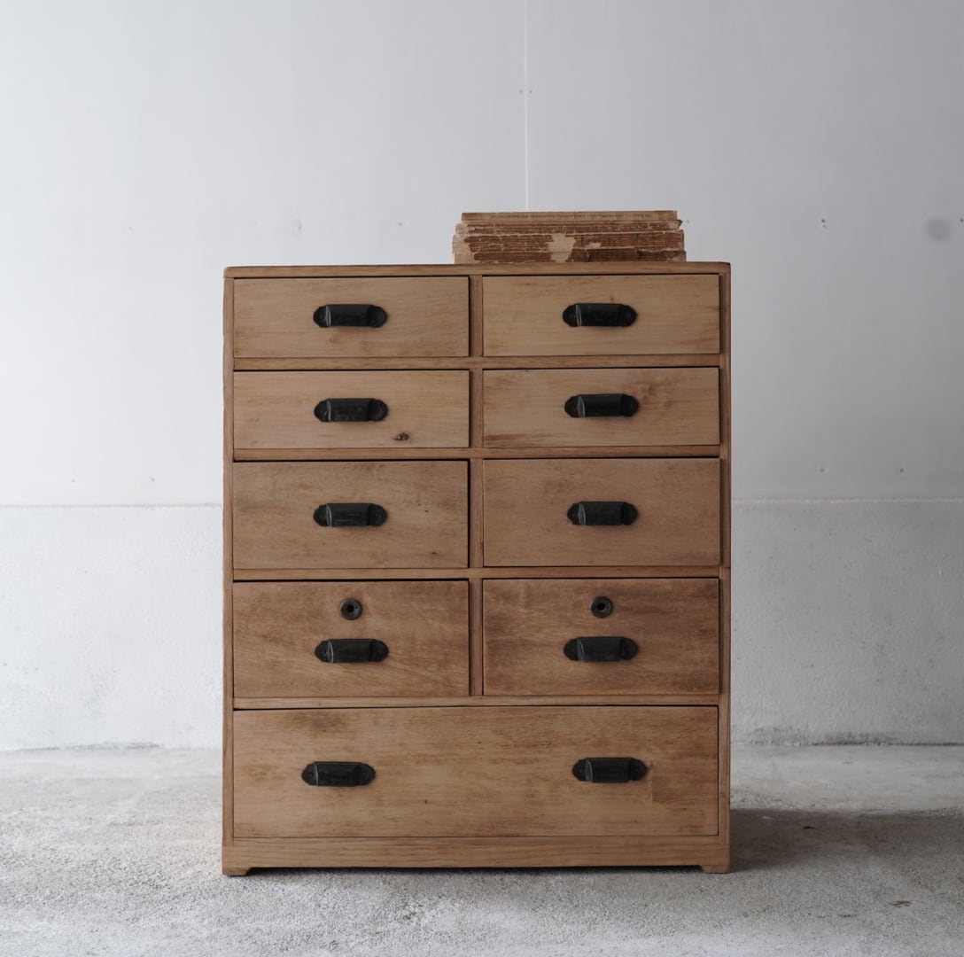 9杯の引き出しチェスト