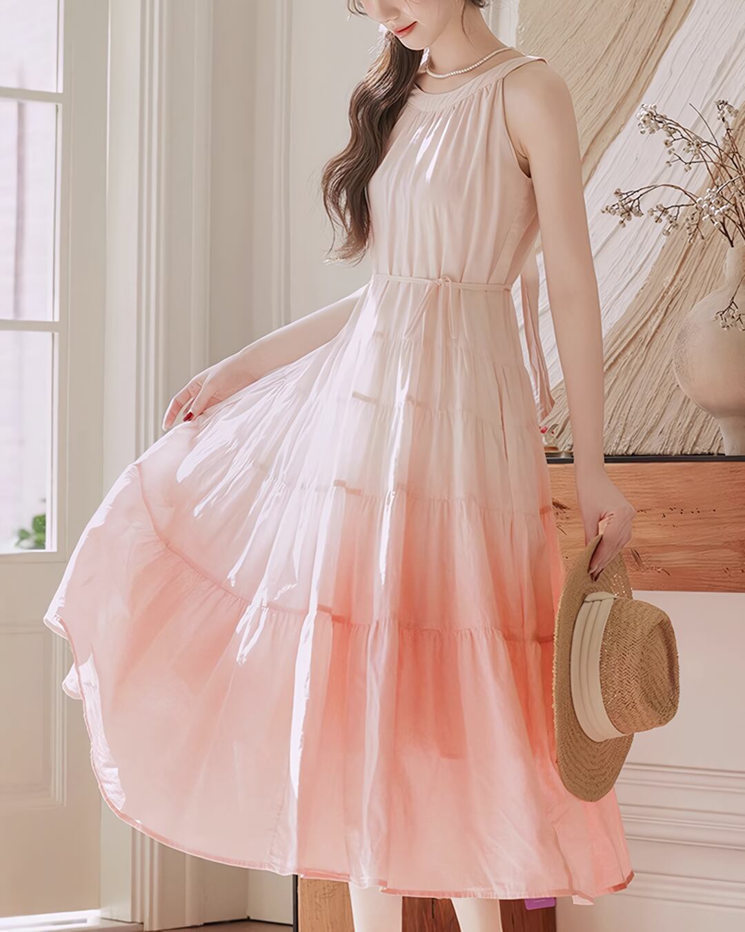 グラデーションホルターネックワンピース 2504048