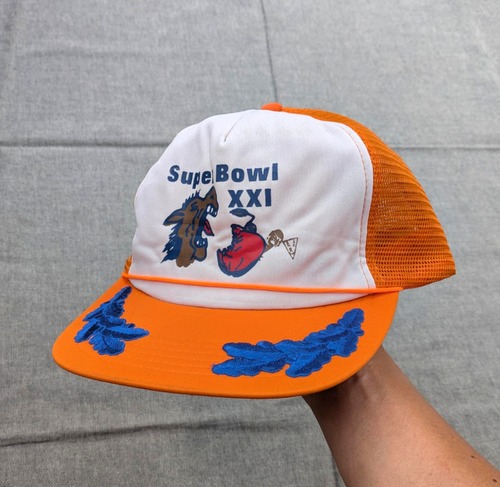 80s Super Bowl XXI  mesh cap 小岩店