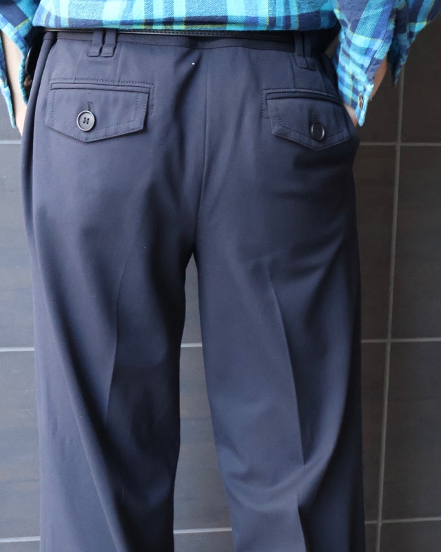 9/10th length center crease double slacks
