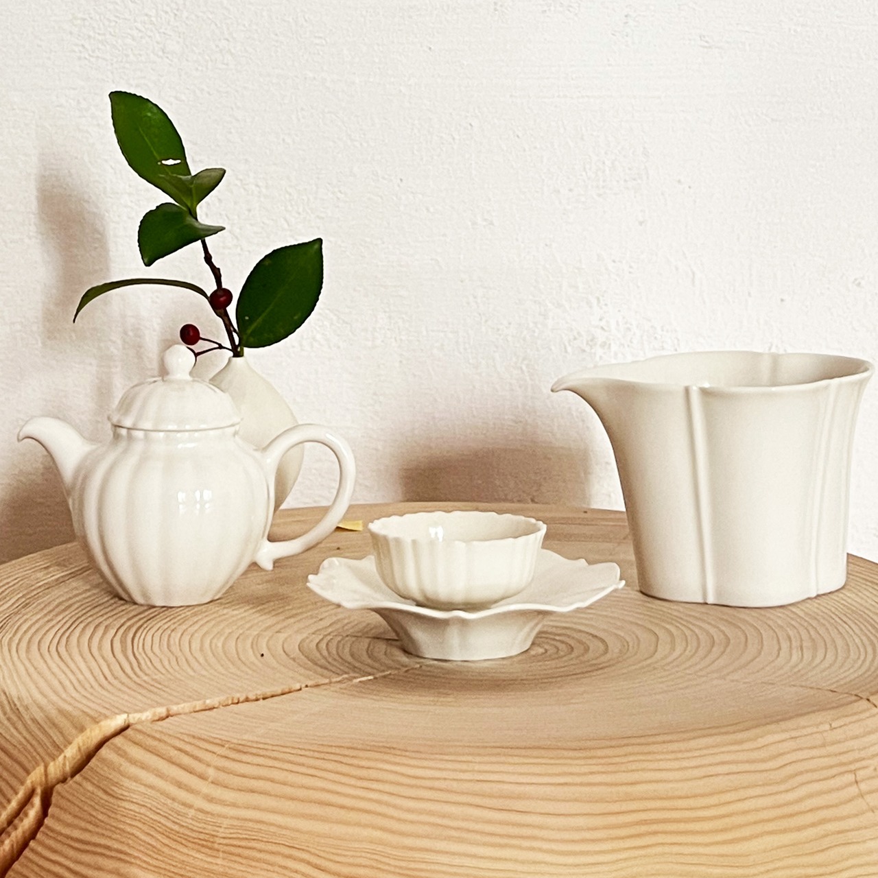 色原昌希 - 六稜花茶托