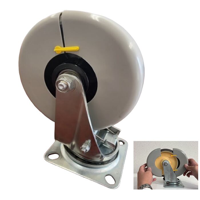 キャスターカプセル 24個 単管台車のキャスター養生 対応キャスター 150Φ×幅38から40 AR-4233 床面を汚さない リニューアル現場作業など 汚れ防止の場所で活躍 アラオ AR4233 CAFなどに