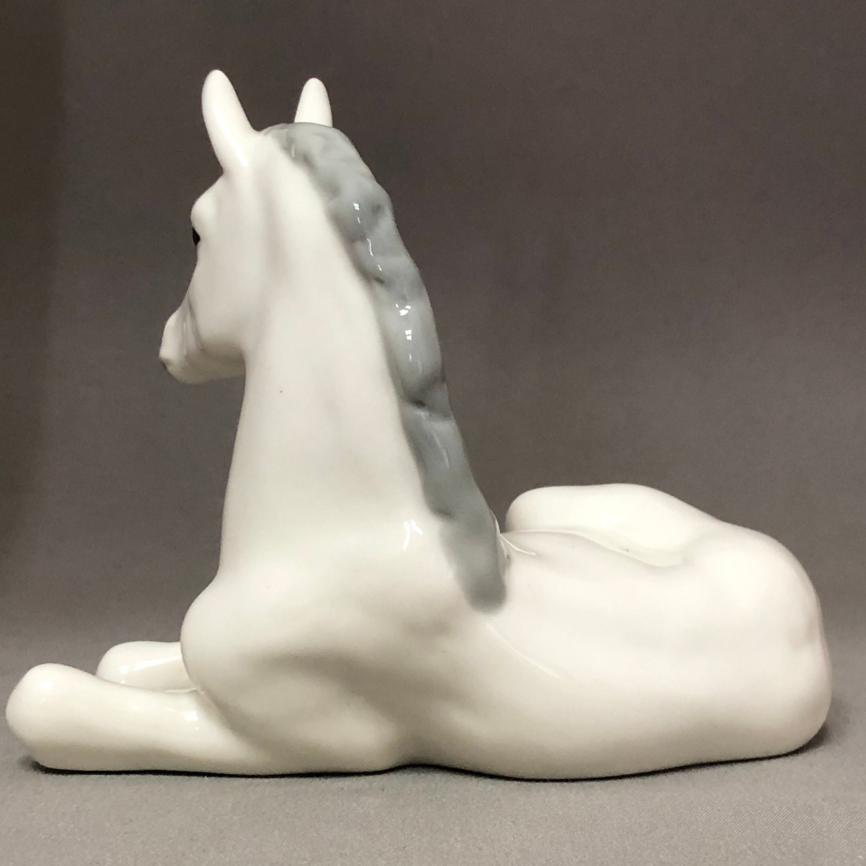 新品 Imperial Porcelain インペリアルポーセリン ロモノーソフ 白馬
