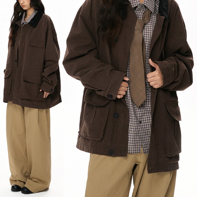 colored cargo jacket　カラーカーゴジャケット　J1525