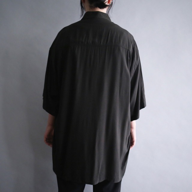 one point art graphic pattern loose h/s shirt