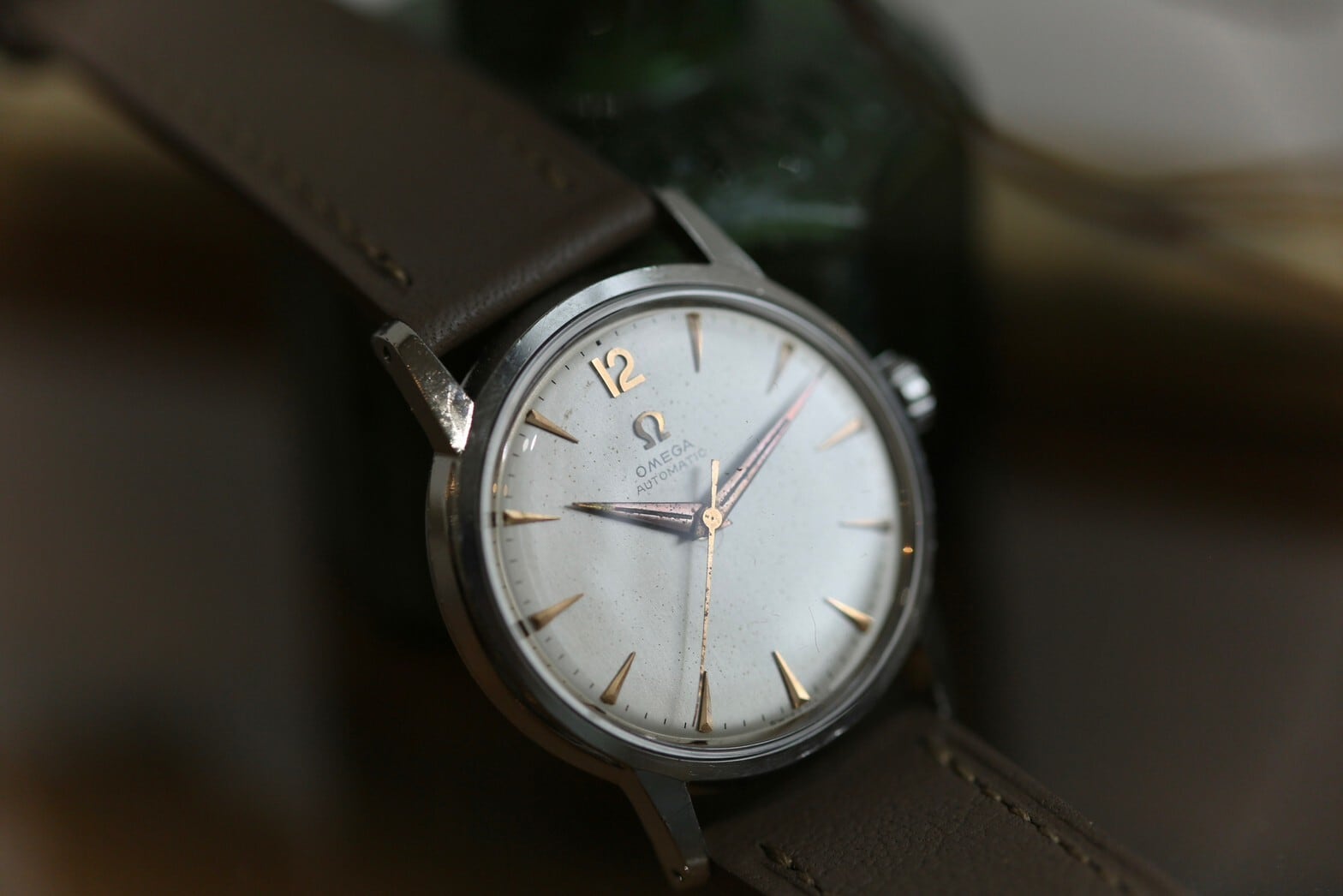 【OMEGA】 1955年製 オメガ シーマスター ノンネーム ”ミッドサイズ” 楔インデックス 自動巻き OH済み / Vintagewatch / Automatic / Cal.471