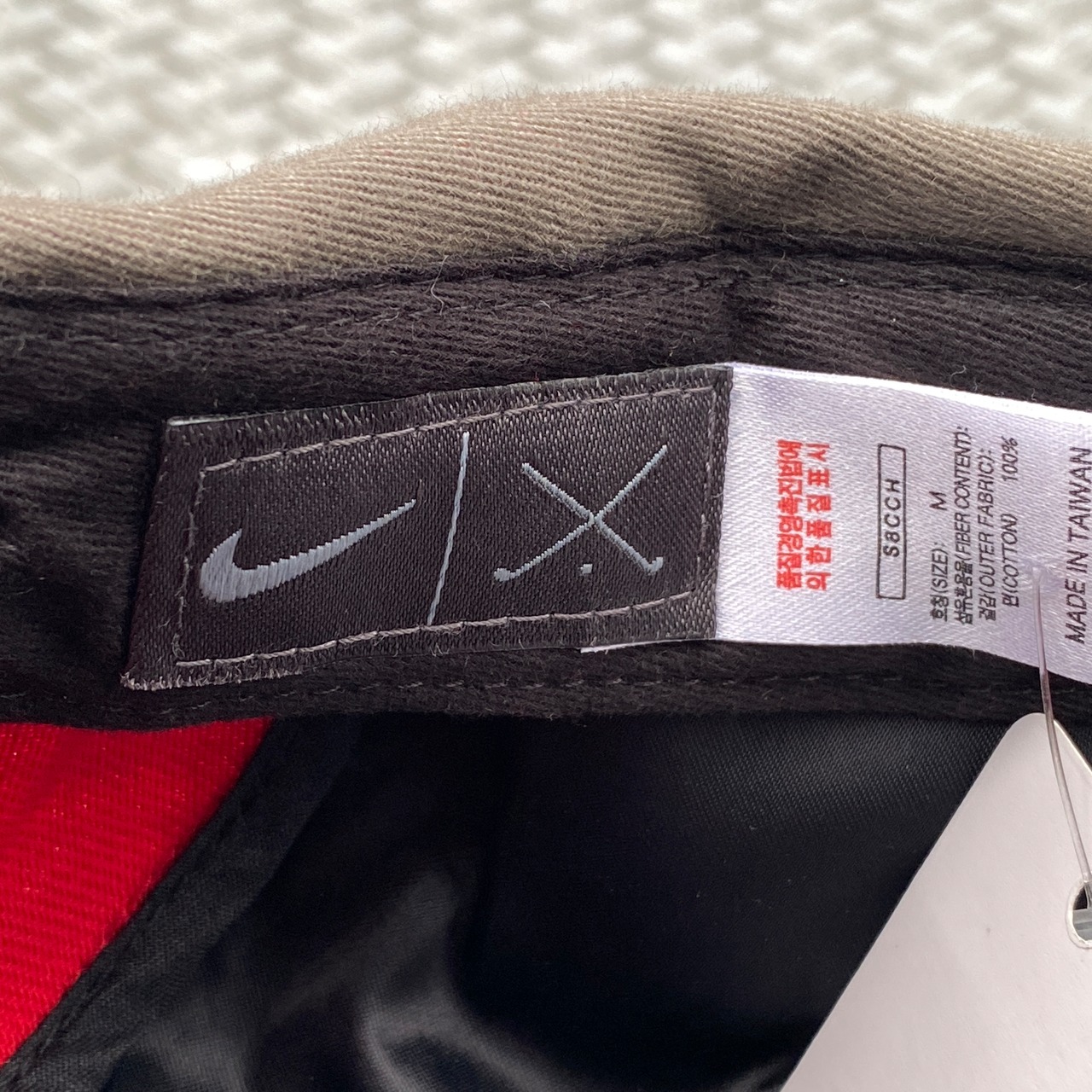 90s NIKE GOLF Deadstock Red Hunting Cap RED
