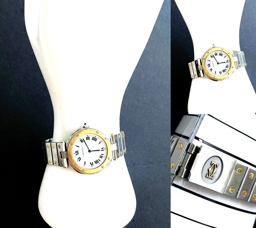 ののたろうカルティエ　サントスクーガー　LM Cartier カルティエ Santos サントス ラウンド クーガー LM メンズ