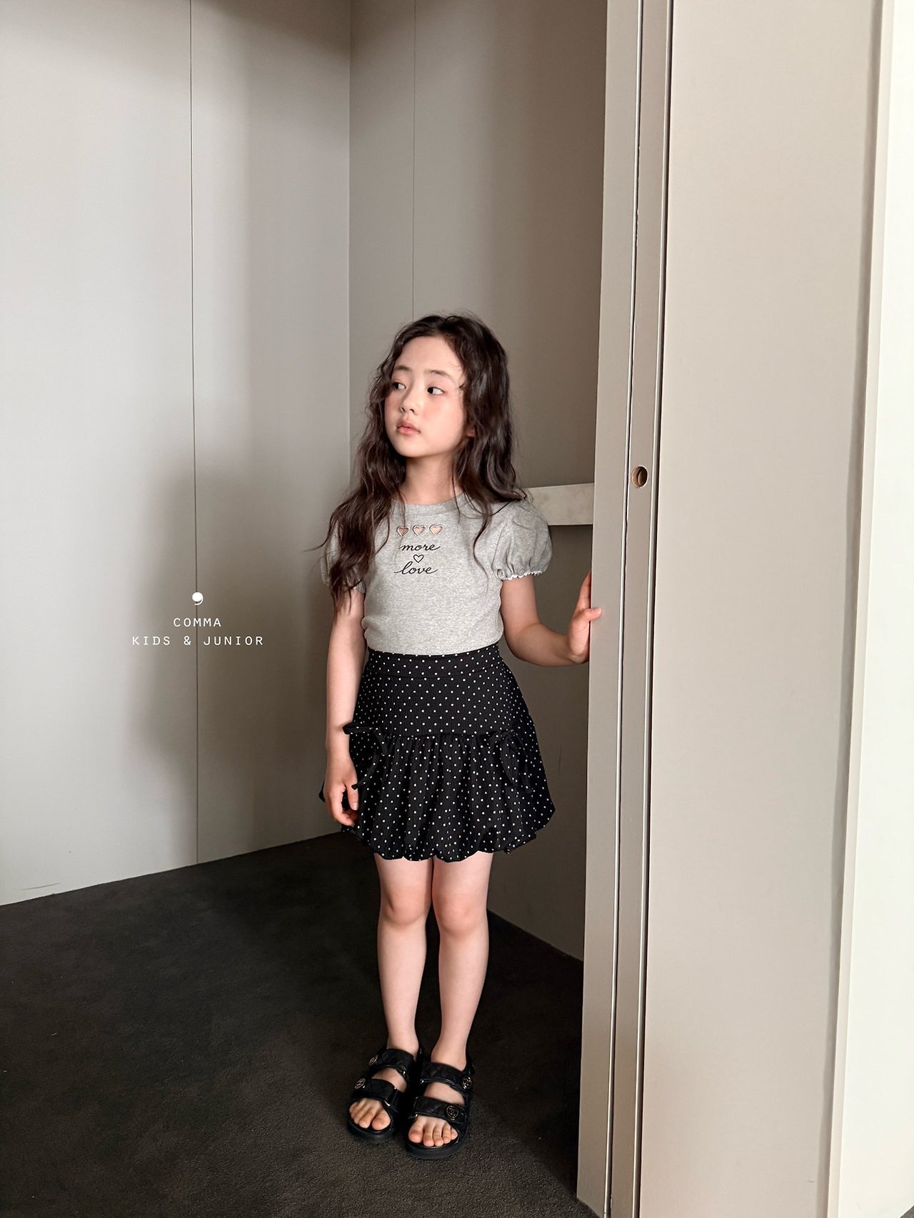[COMMA] Dot Balloon Skirt / [콤마] 도트벌룬스커트
