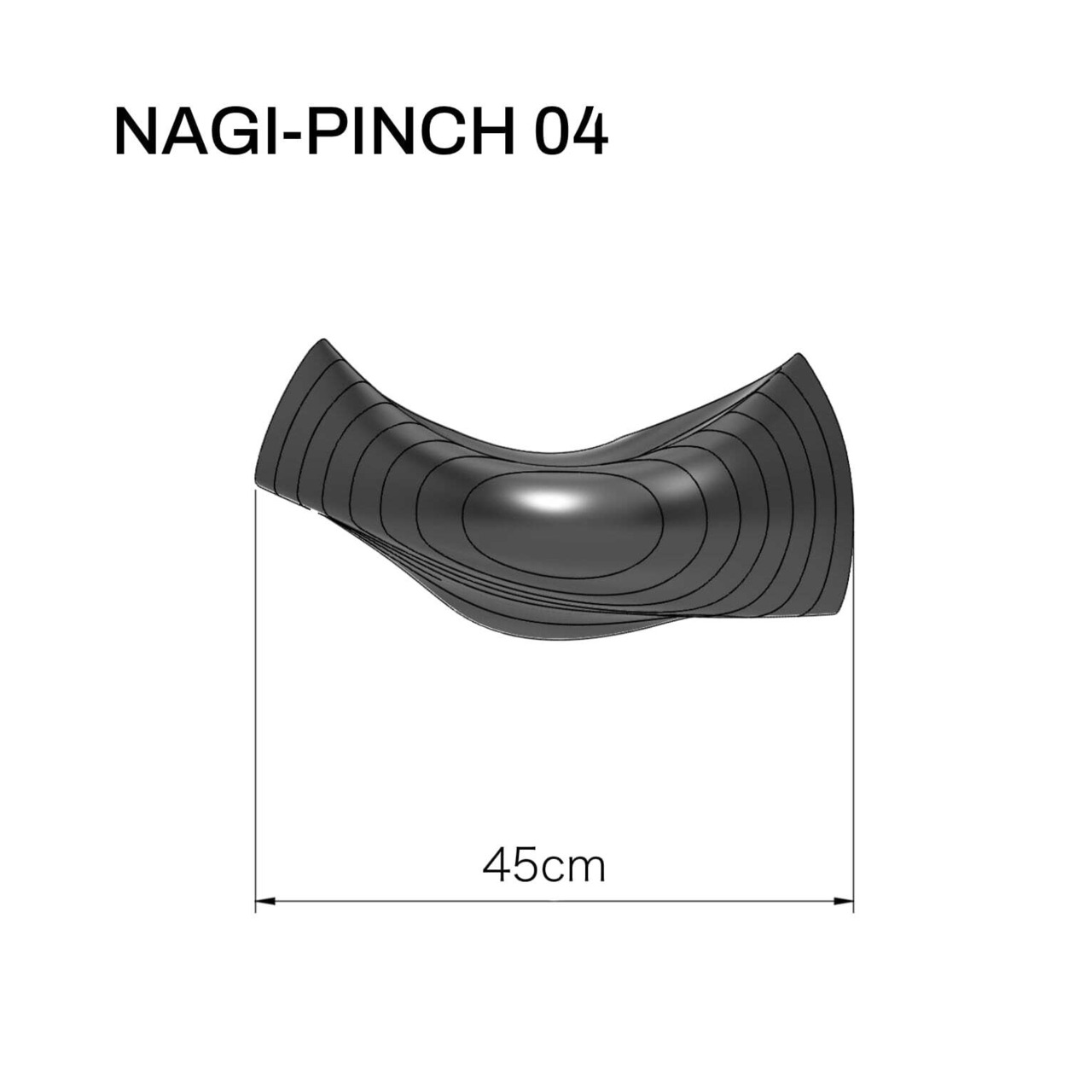 【木製クライミングホールド】NAGI-PINCH 04