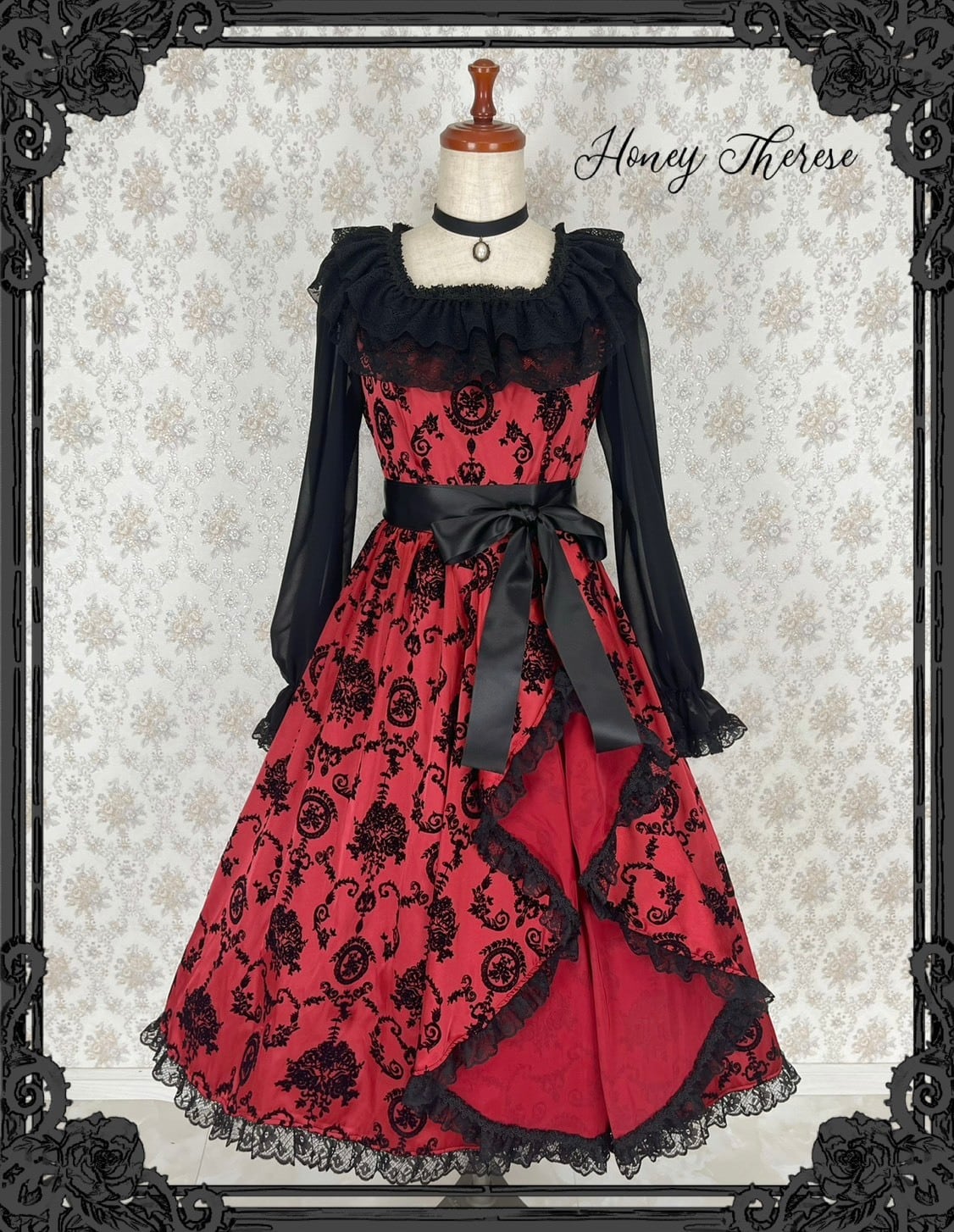 【ご予約券】ローズノワールワンピース