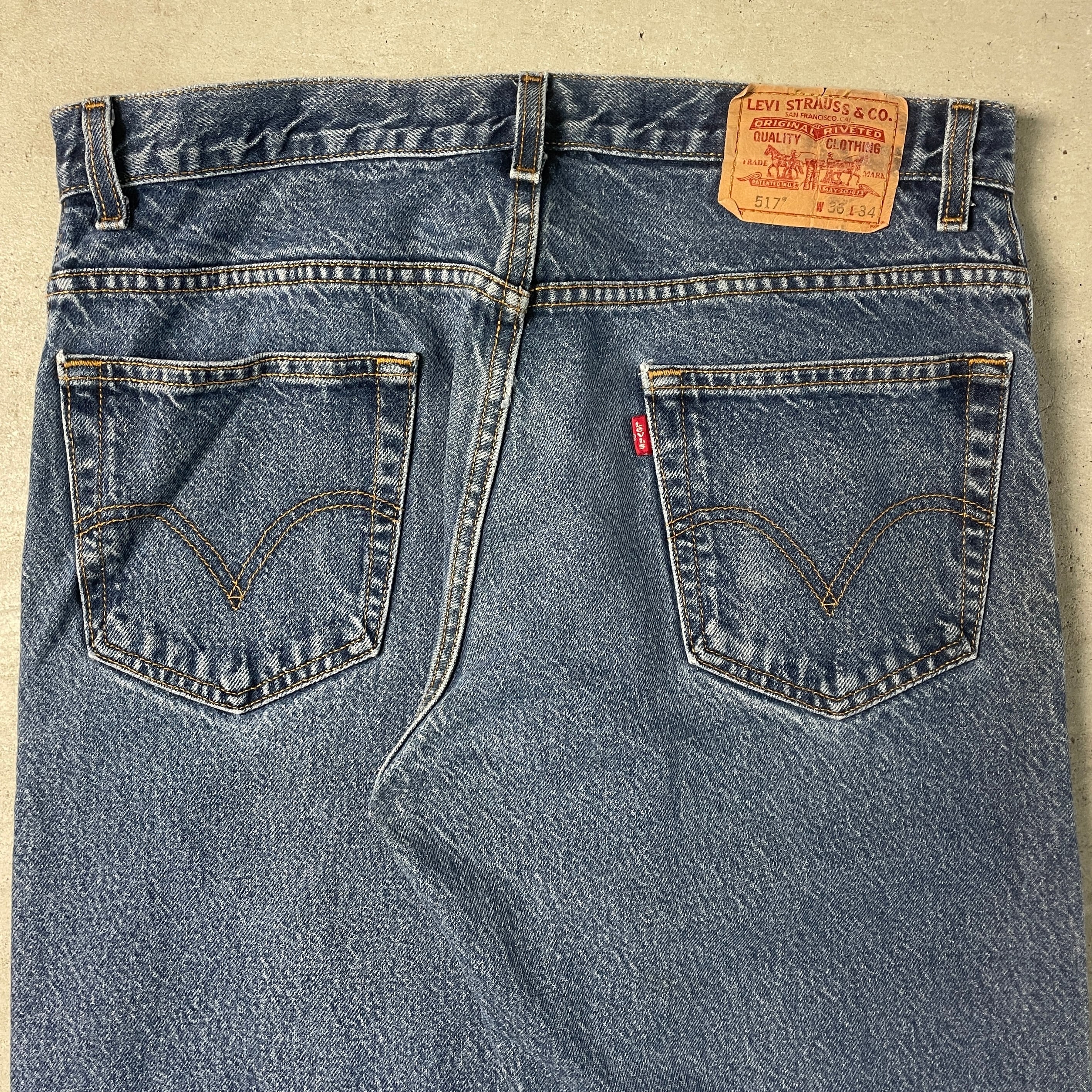 00年代 Levi's リーバイス 517 デニムパンツ ブーツカット フレア