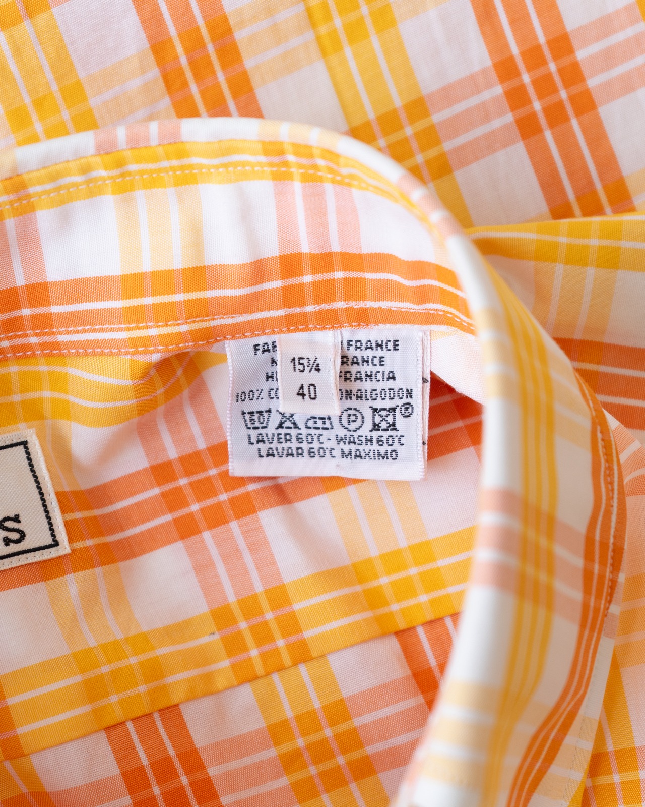 〈Hermès〉Plaid Shirt
