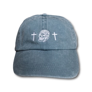 RUGBY SKULL Low Cap Dark Gray