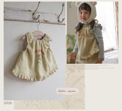 韓国子供服 / 26winter / puella FLO / モンシェルベスト / キッズ / 冬服 *90~140*